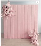 Blush pink faux flowers