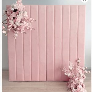 Blush pink faux flowers