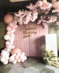 Pink velvet wall