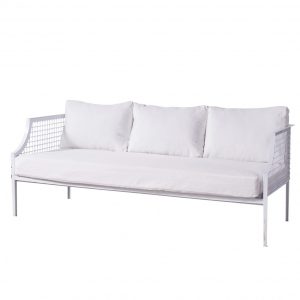 White wire couch