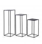 Black plinths
