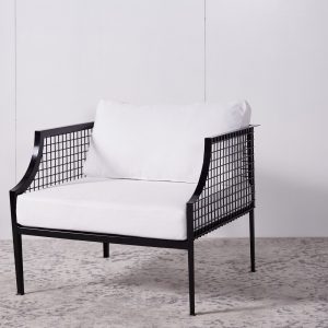 Black wire couch