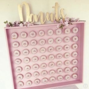 Pink donut wall
