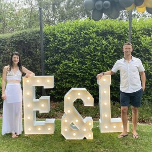 Light up letters