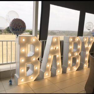 Baby light up letters