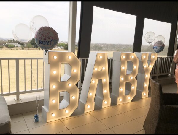 Baby light up letters