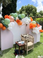 Layered backdrop arch