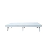 White picnic table